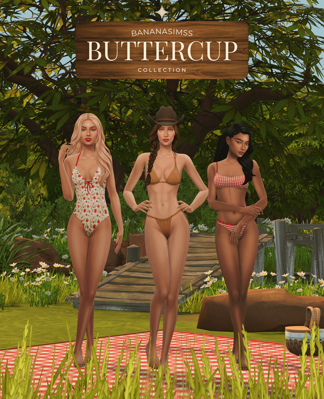 Скриншот мода Сет купальников Buttercup Collection